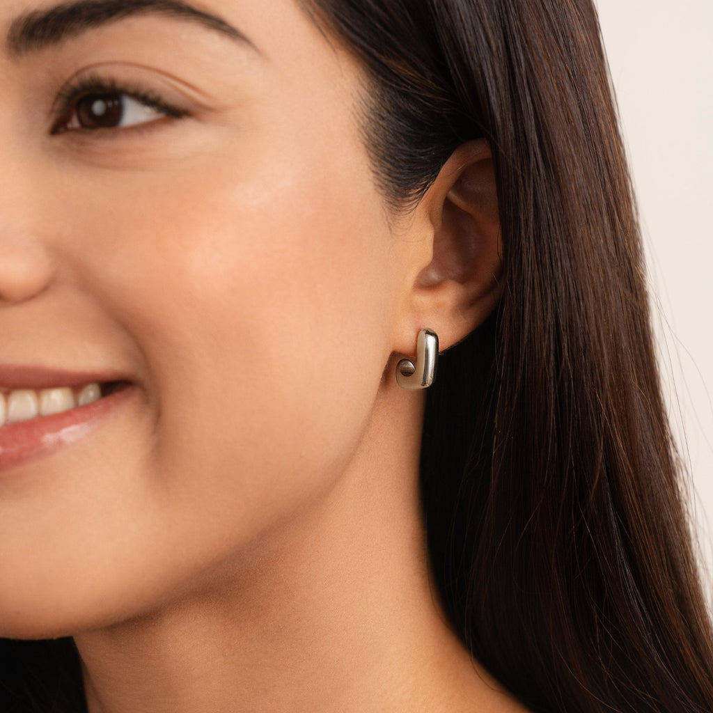 Pendientes de Aro Cuadrado de Oro Alice