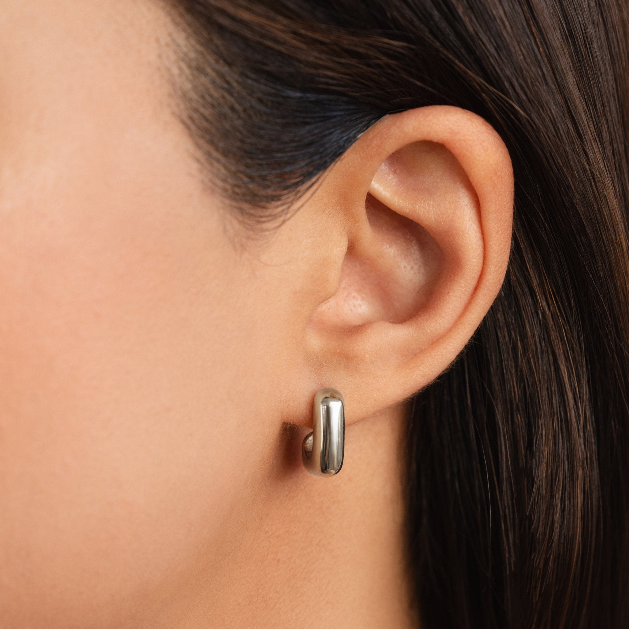 Pendientes de Aro Cuadrado de Oro Alice