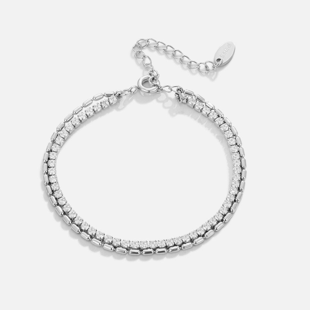 Pulsera de Plata Arelia Kristall