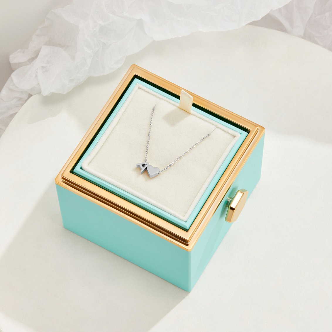 Amor Eterno & Collar de Plata con Carta