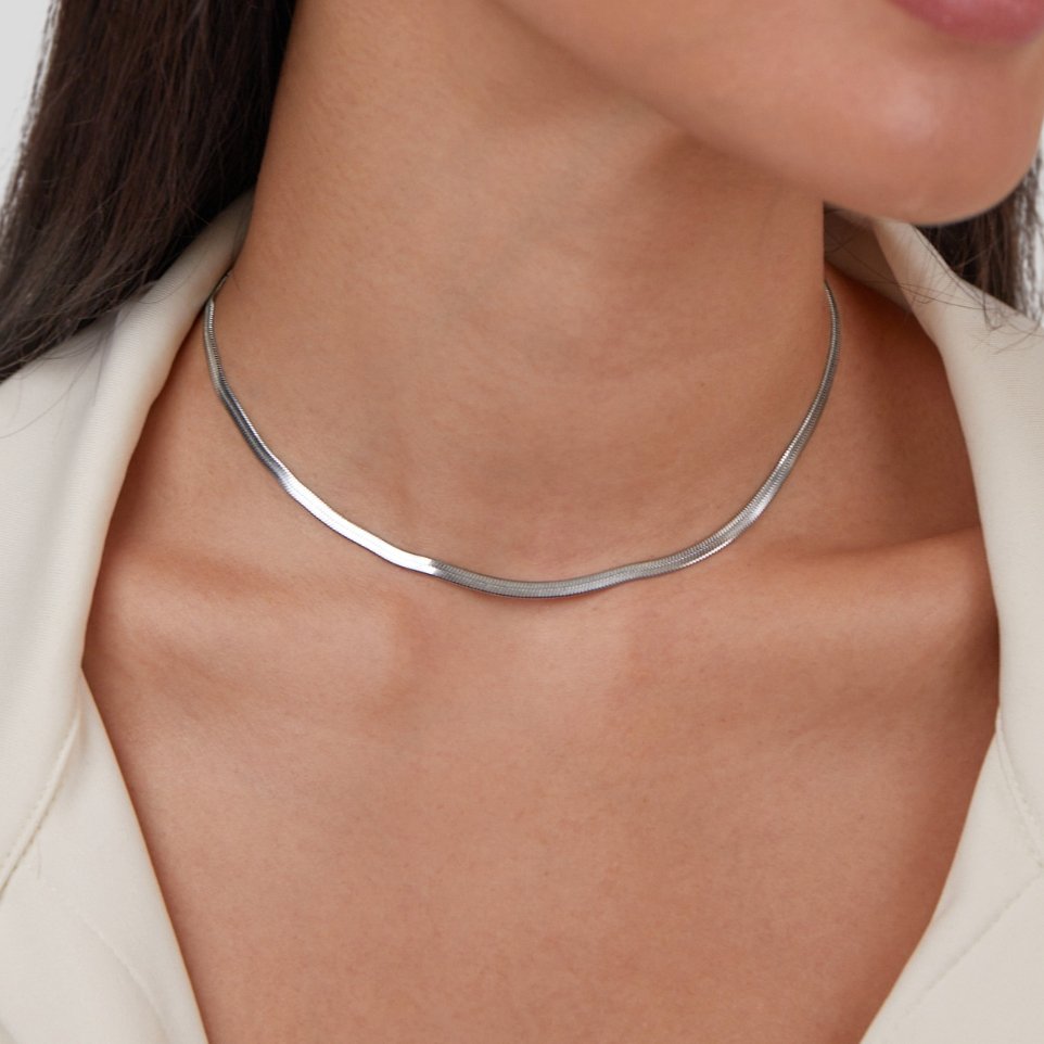 Collar de Plata Sarya Schlangenkette